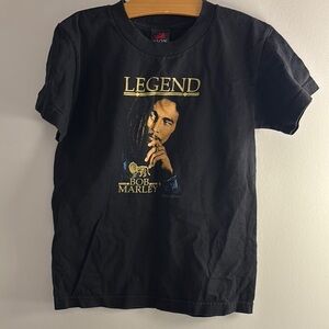 Black Bob Marley Legend T-Shirt